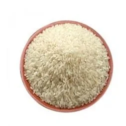 A bowl of white rice from DM Traders Organic Store.