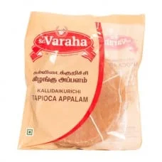 Packet of Sri Varaha Kallidaikurichi Tapioca Appalam (Kizhangu Appalam), sold by DM Traders Organic store.