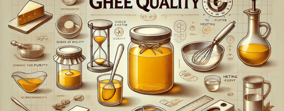 how to test ghee quality